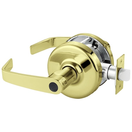 Corbin Russwin Grade 1 Entrance/Office Cylindrical Lock, Newport Lever, Conventional Less Cylinder, Bright Brass Fi CL3551 NZD 605 LC